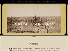 Tablet Screenshot of michaeldavidlukas.com